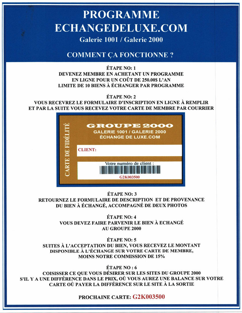 Programme Échangedeluxe.com