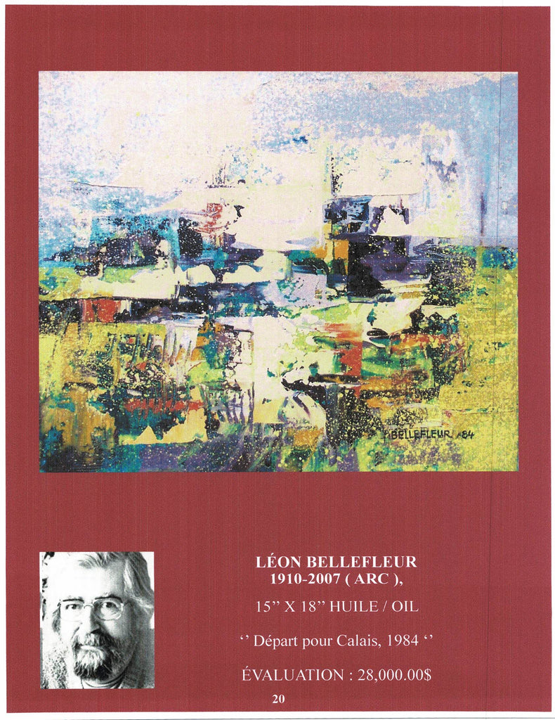 BELLEFLEUR LÉON, 1910-2007 (ÉBAM / RCA / PRISME D'YEUX / CAS) - Galerie2000