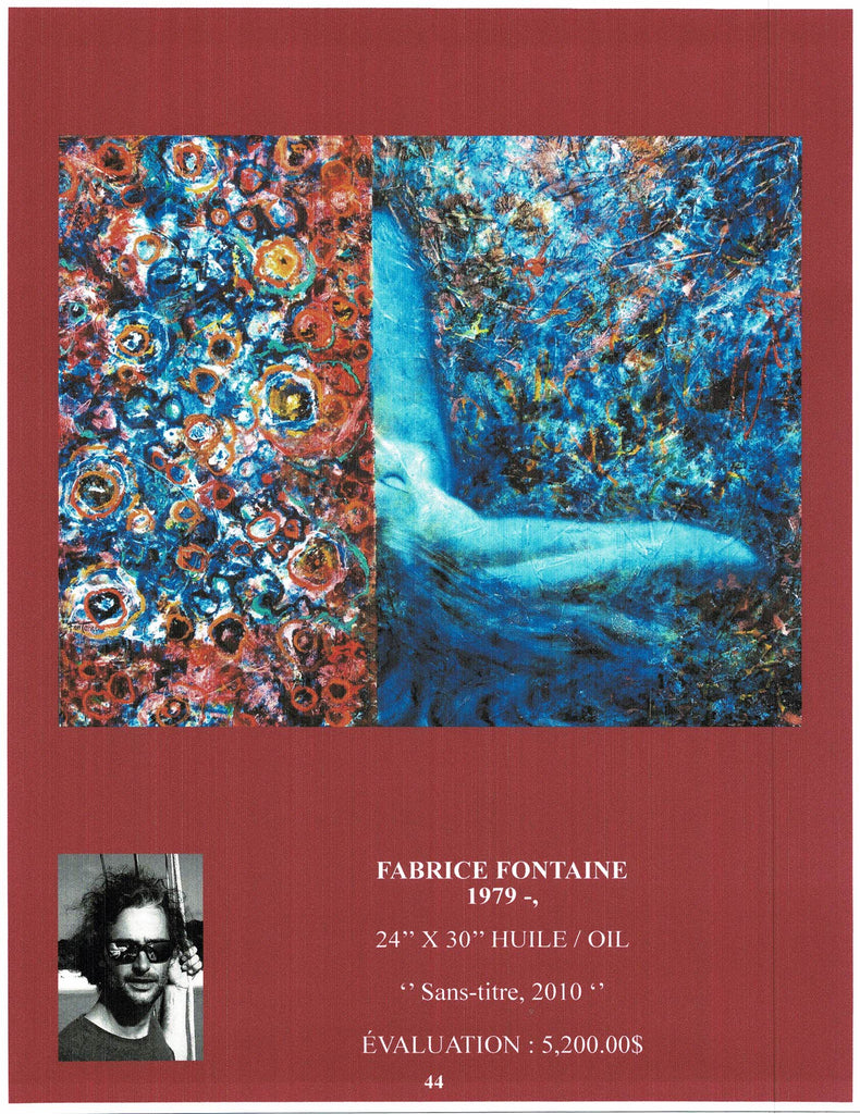 FONTAINE FABRICE 1979- (CVM / UDQM) - Galerie2000
