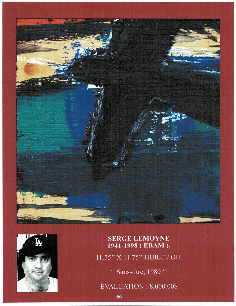 LEMOYNE SERGE, 1941-1998 ( ÉBAM / RCA) - Galerie2000