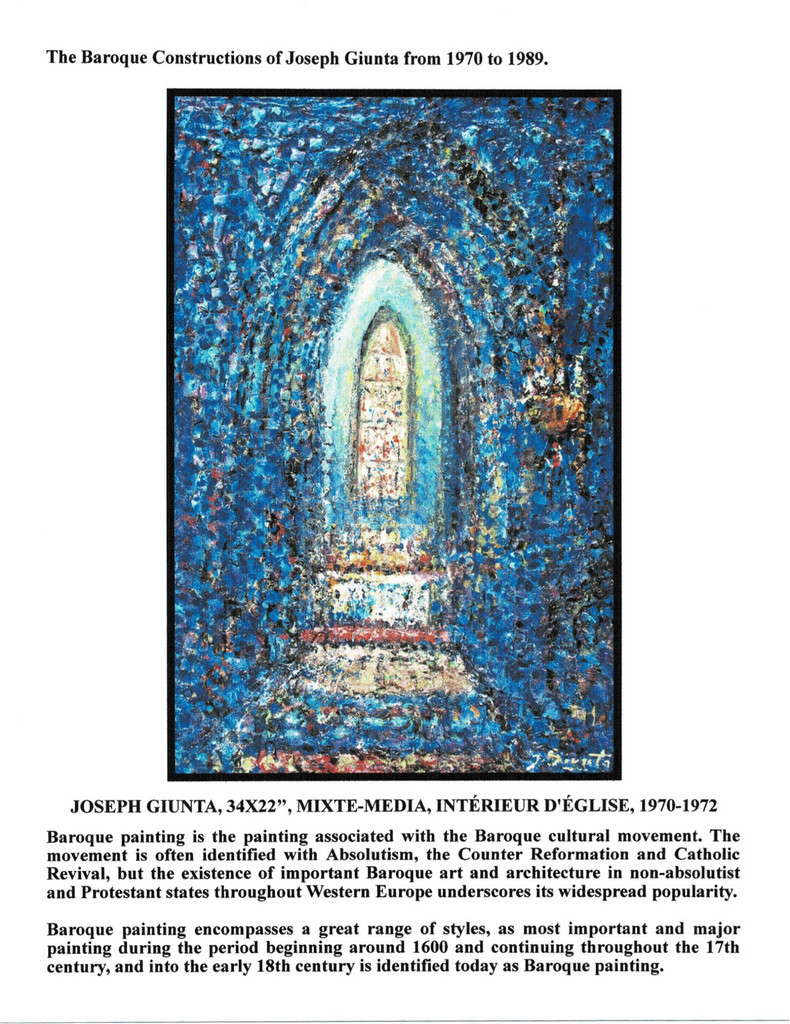 GIUNTA JOSEPH, 1911-2001 (MN / ÉBAM / AAM) - Galerie2000