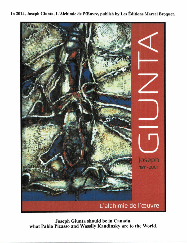 GIUNTA JOSEPH, 1911-2001 (MN / ÉBAM / AAM) - Galerie2000