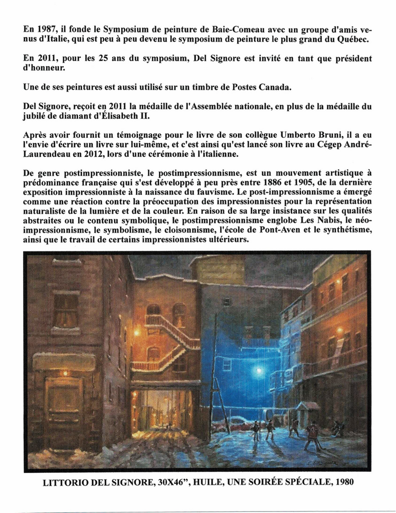 DEL SIGNORE LITTORIO, 1938- - Galerie2000